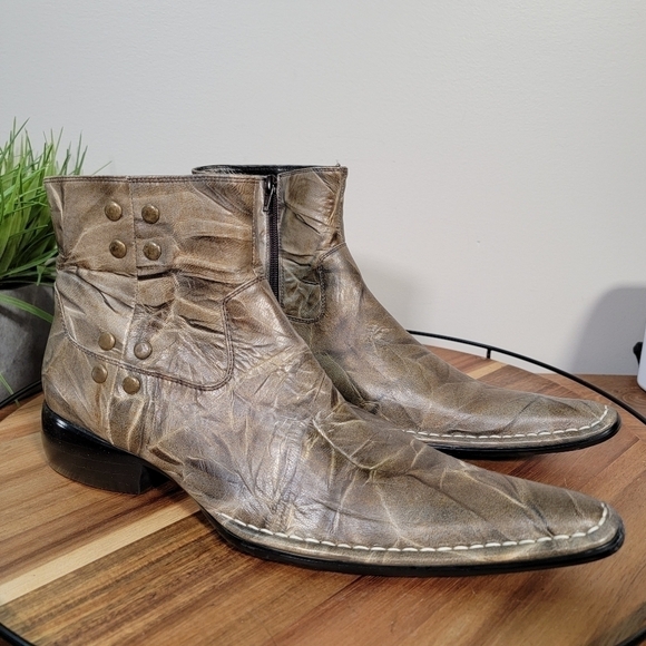 IMPULSE by Steeple Gate Men\'s Leather Ankle Boots Size 8 main image 6